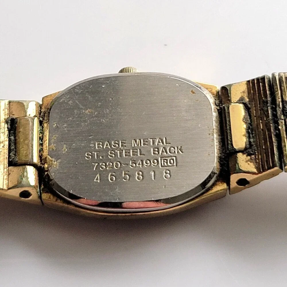 Seiko Watch Women's Vintage Bracelet Stainless Steel Back
